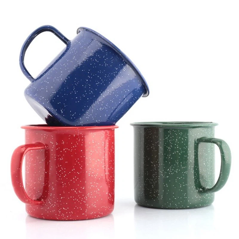 China speckled enamel mug