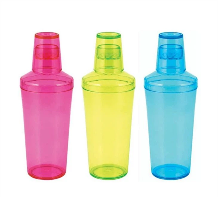 Garrafas de agitador plástico de 550ml