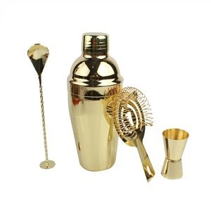 Conjunto Shaker Dourado