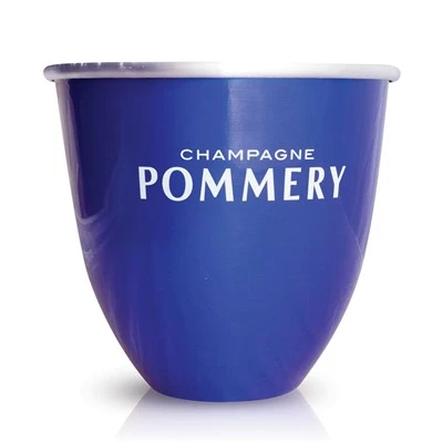 Balde de gelo de metal da marca Pommery